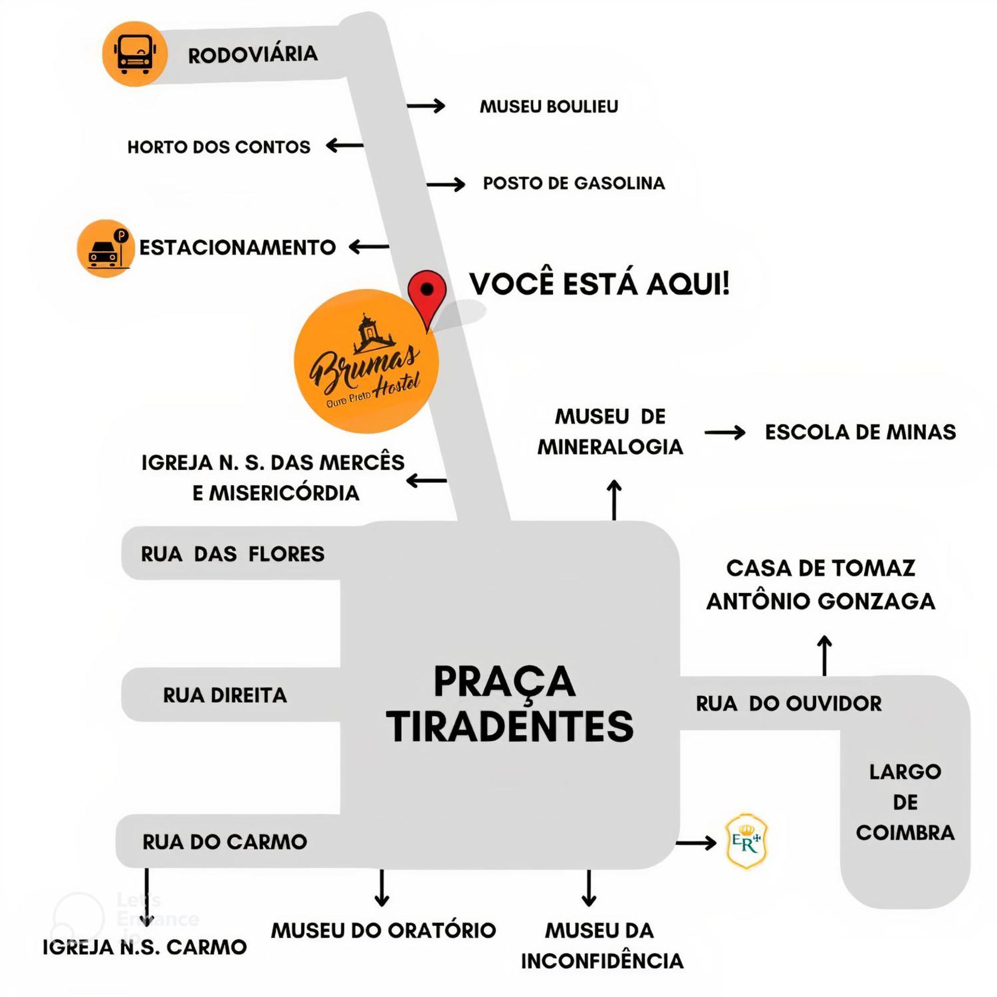 Brumas Ouro Preto Hostel E Pousada Dış mekan fotoğraf